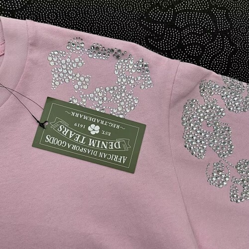 EM Sneakers Denim Tears The Cotton Wreath T-Shirt Royal Pink Diamond-DTT18