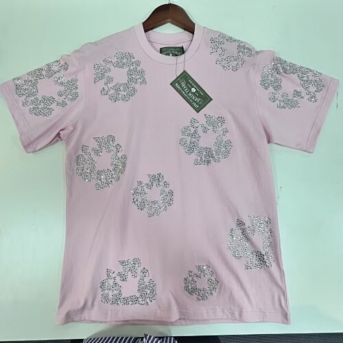 EM Sneakers Denim Tears The Cotton Wreath T-Shirt Royal Pink Diamond-DTT18