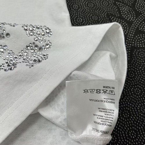 EM Sneakers Denim Tears The Cotton Wreath T-Shirt White Diamond-DTT20