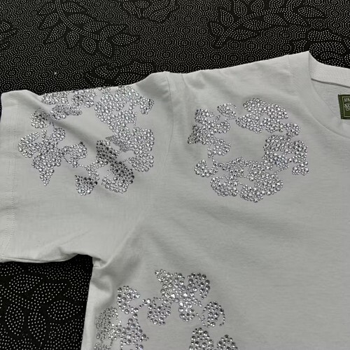 EM Sneakers Denim Tears The Cotton Wreath T-Shirt White Diamond-DTT20