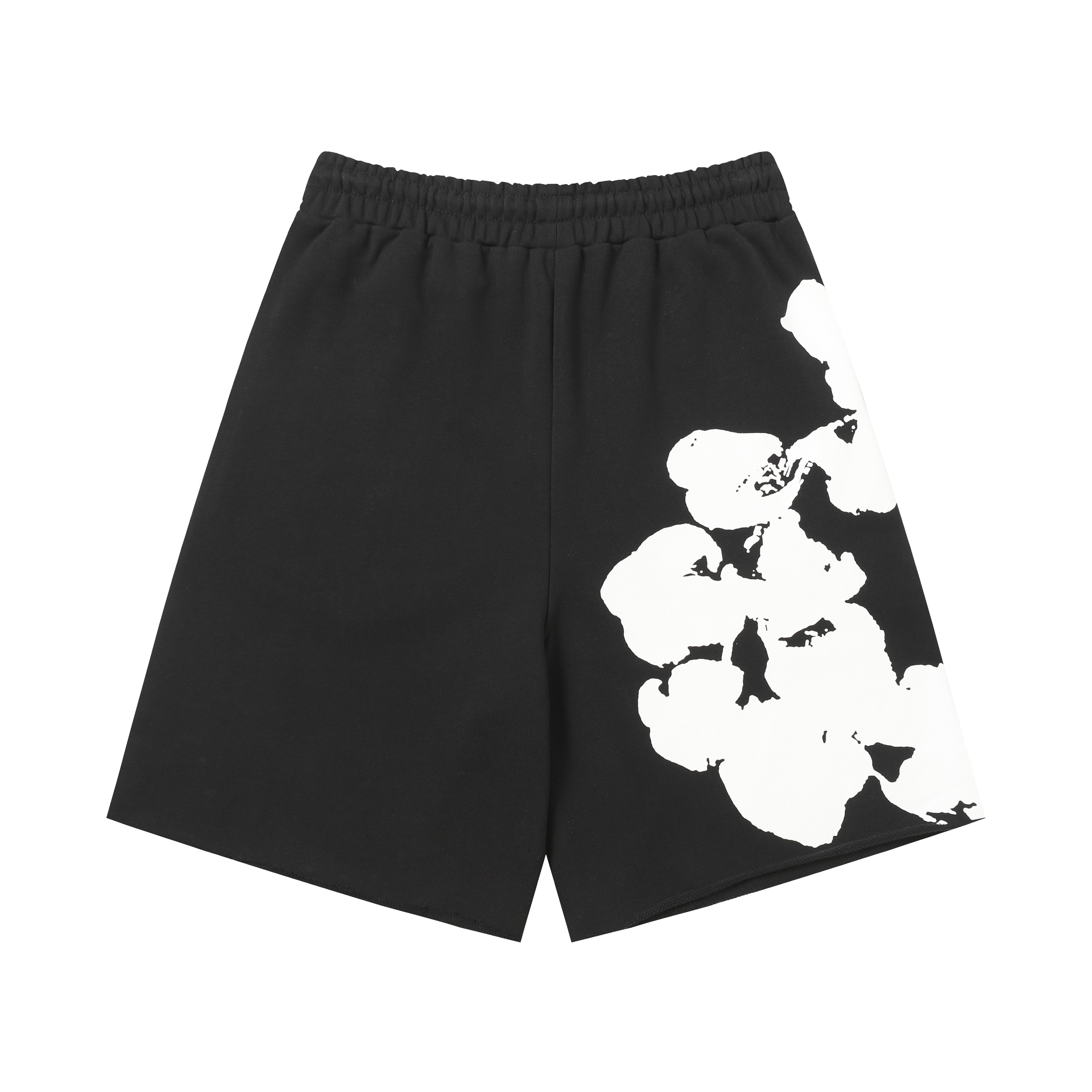 EM Sneakers Denim Tears Big Cotton Wreath T-shirt & Shorts Sets Black