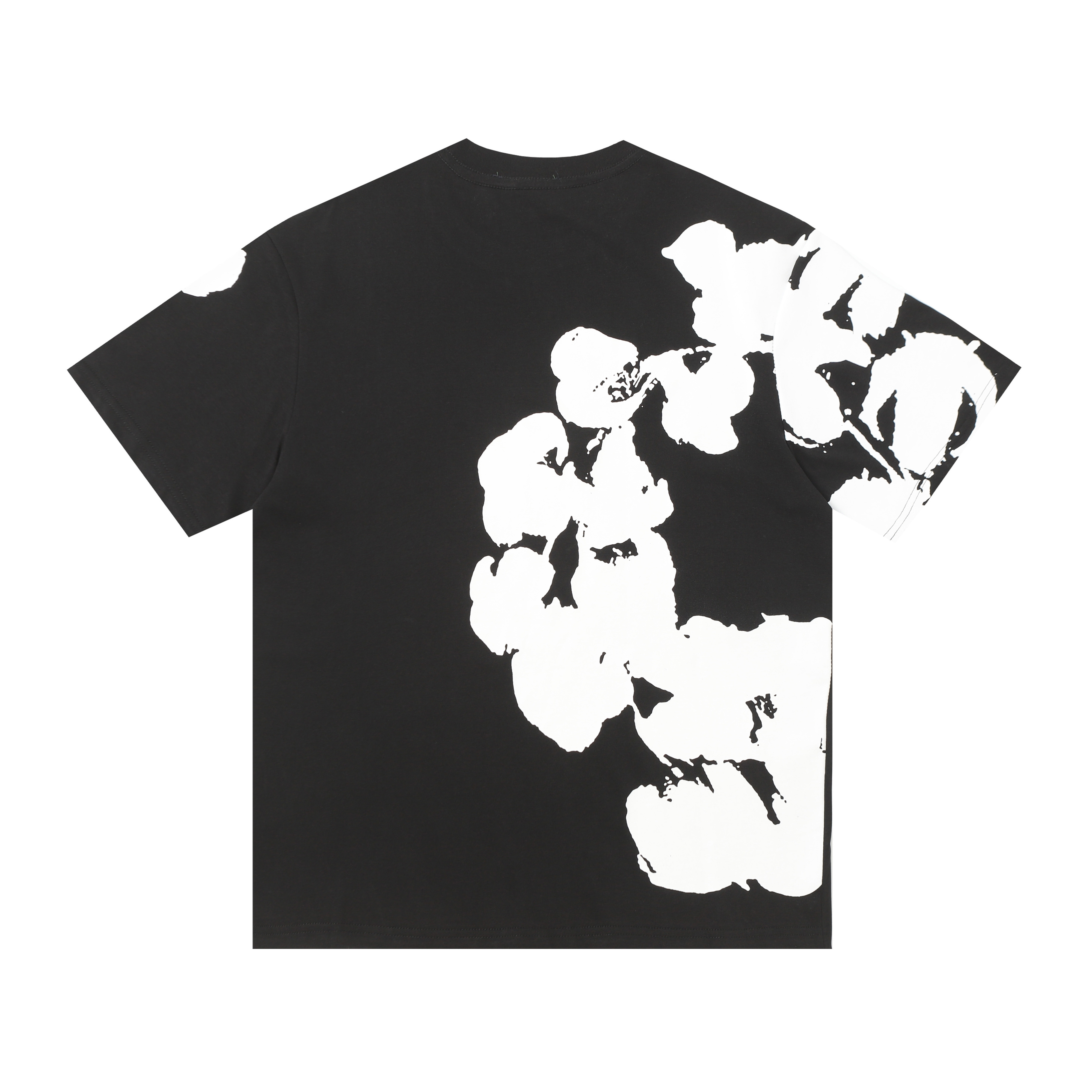 EM Sneakers Denim Tears Big Cotton Wreath T-shirt & Shorts Sets Black