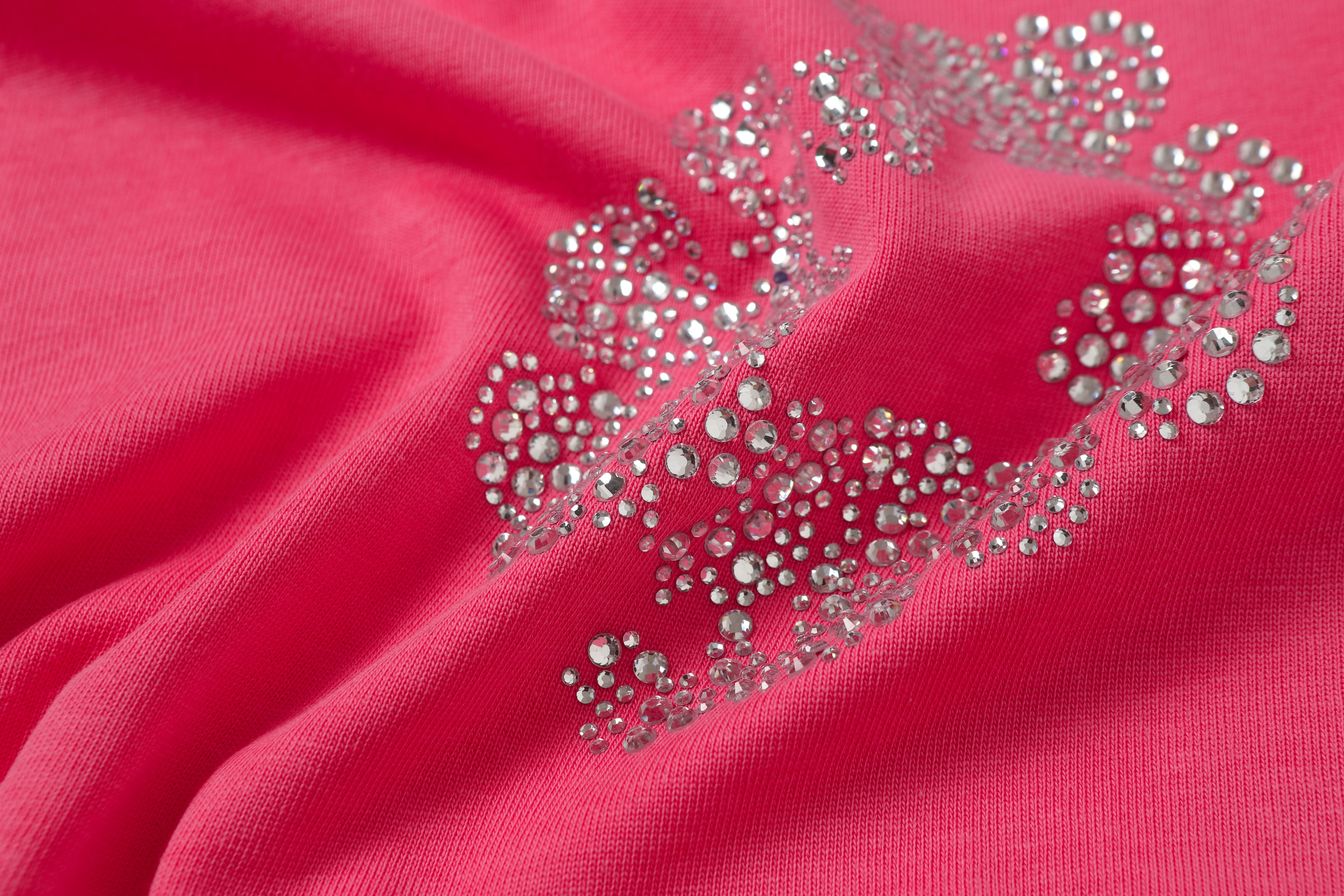 EM Sneakers Denim Tears Cotton Wreath T-shirt & Shorts Pink and Diamond