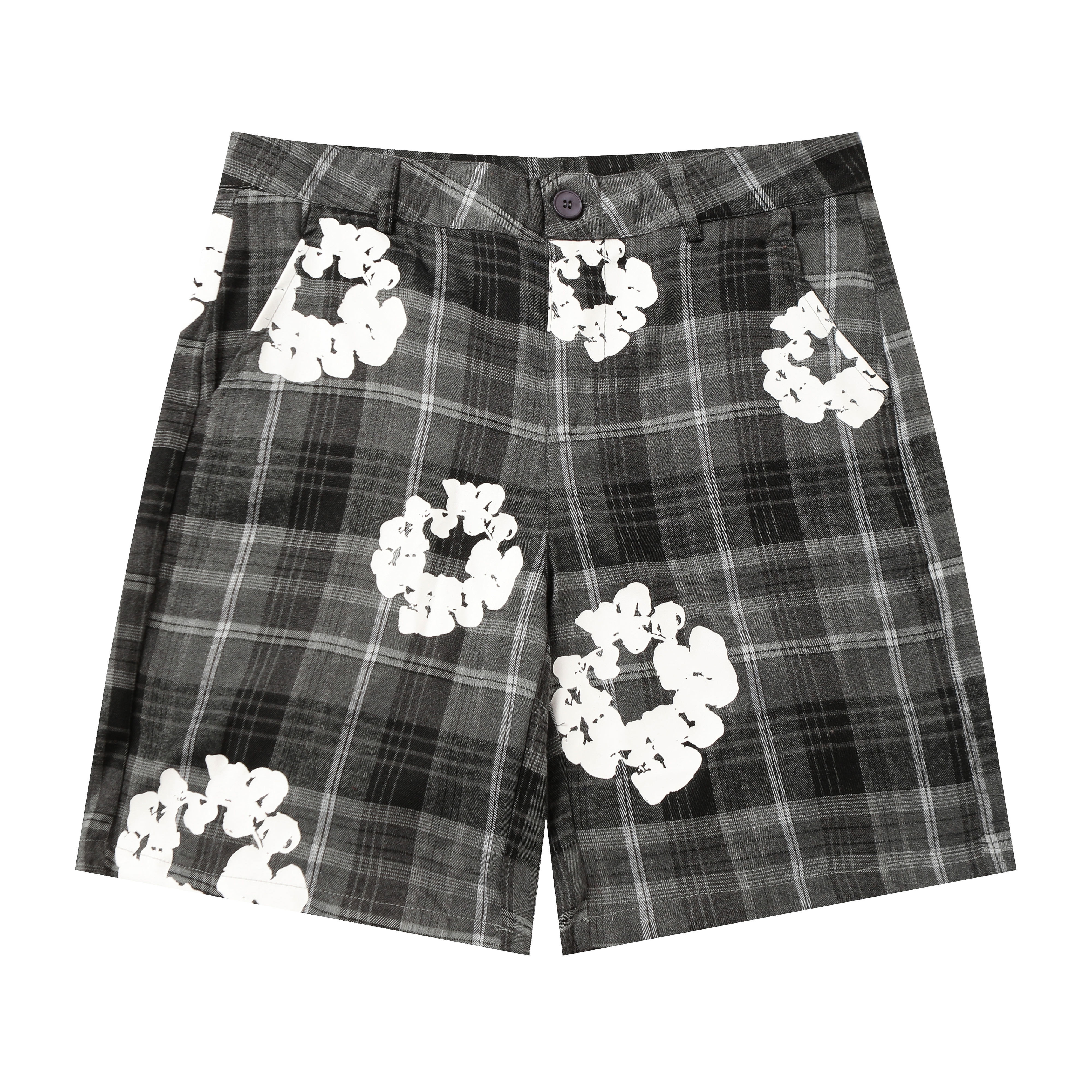 EM Sneakers Denim Tears Kapok Plaid Short Pant Red /Gray /Yellow