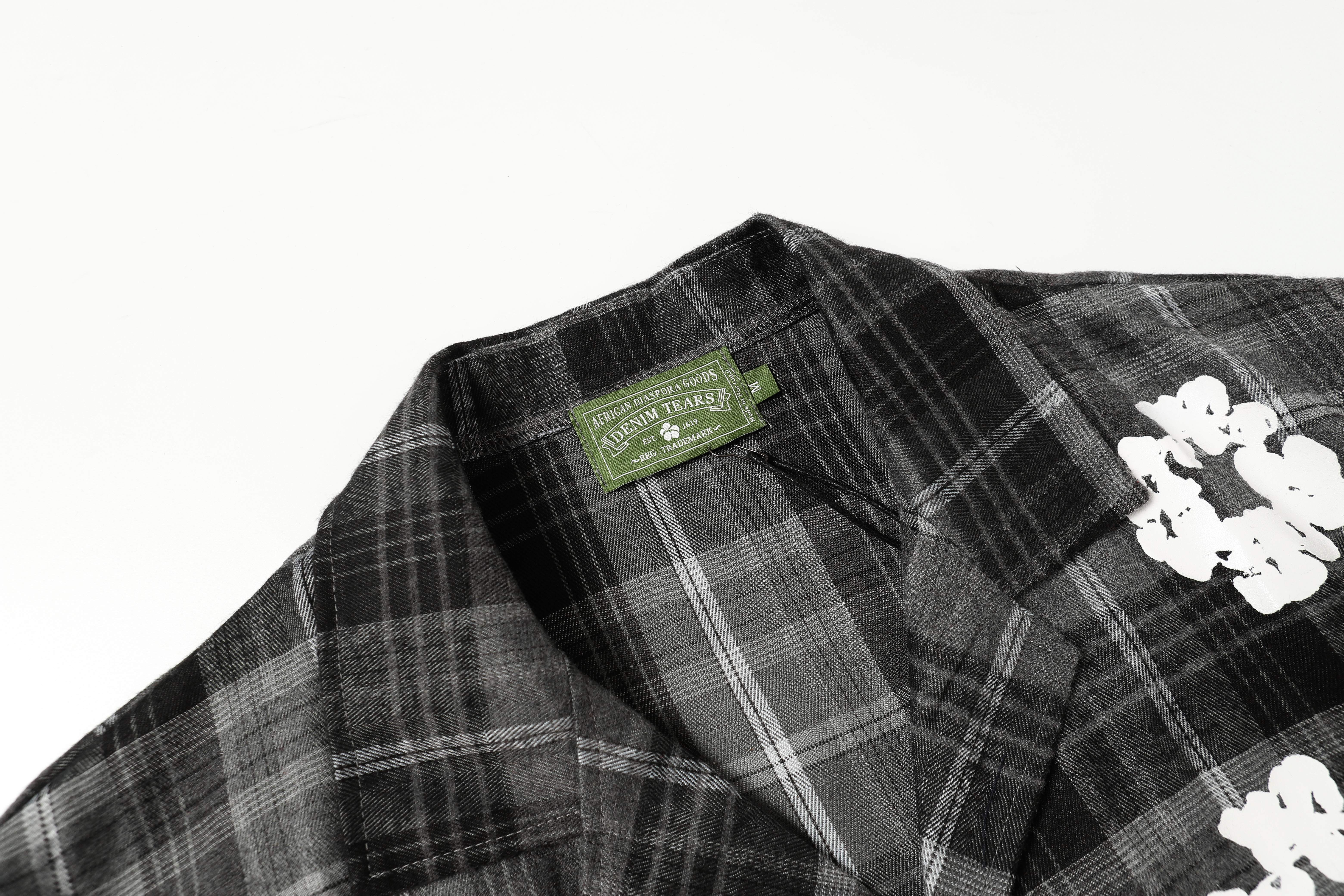 EM Sneakers Denim Tears Kapok Plaid T-Shirt Red /Gray /Yellow