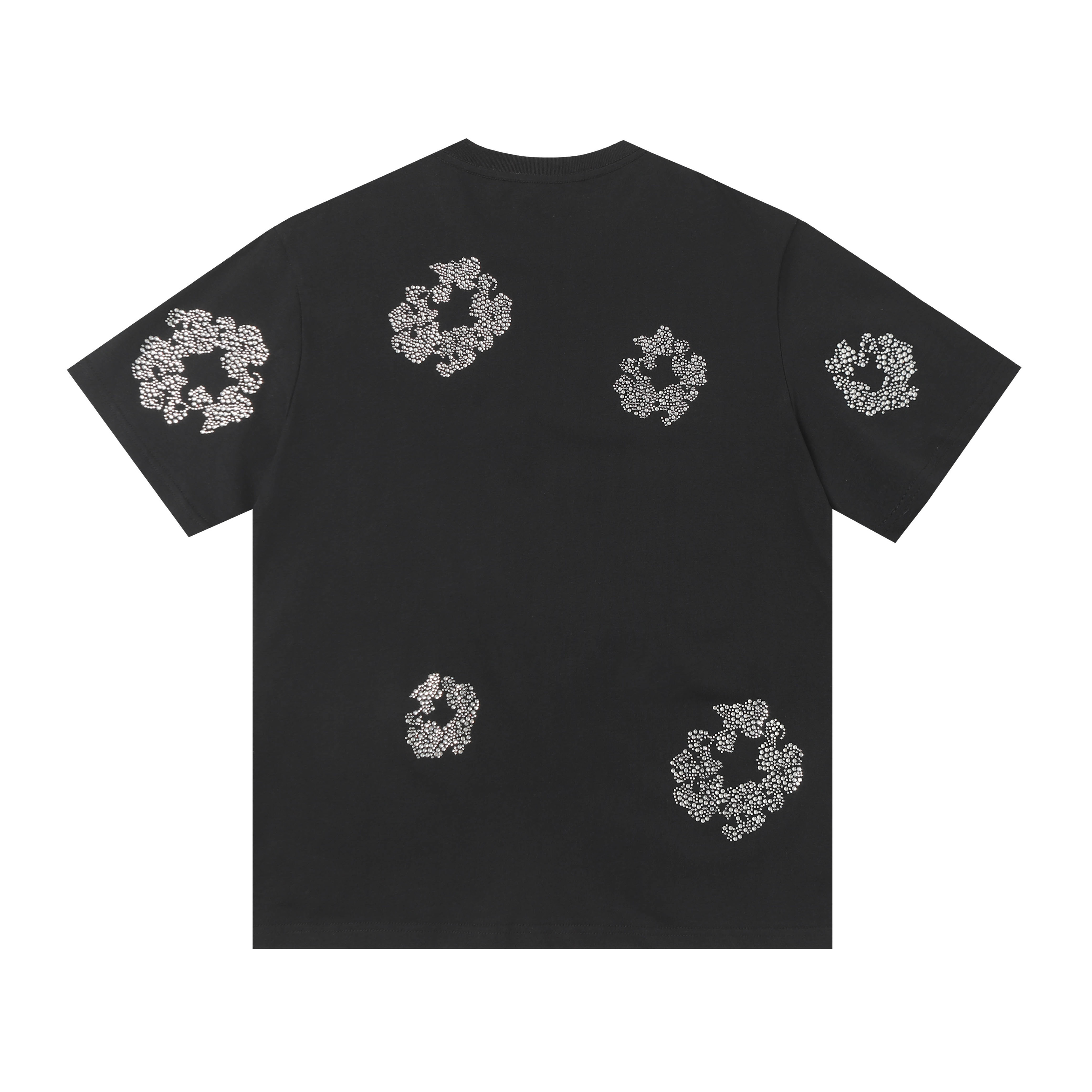 EM Sneakers Denim Tears The Cotton Wreath T-Shirt Royal Black and Diamond-DTT15