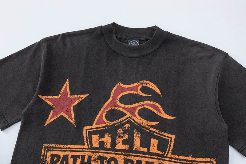 EM Sneakers Hellstar T-Shirt-09 Black Orange