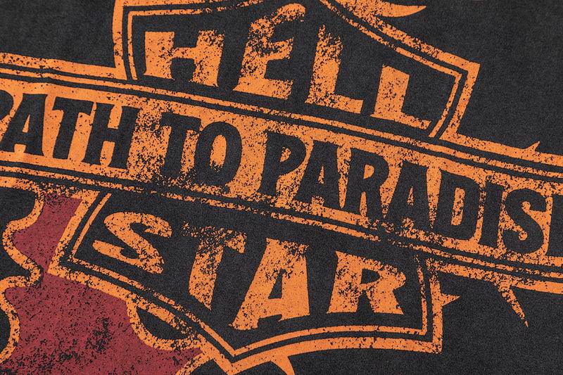 EM Sneakers Hellstar T-Shirt-09 Black Orange