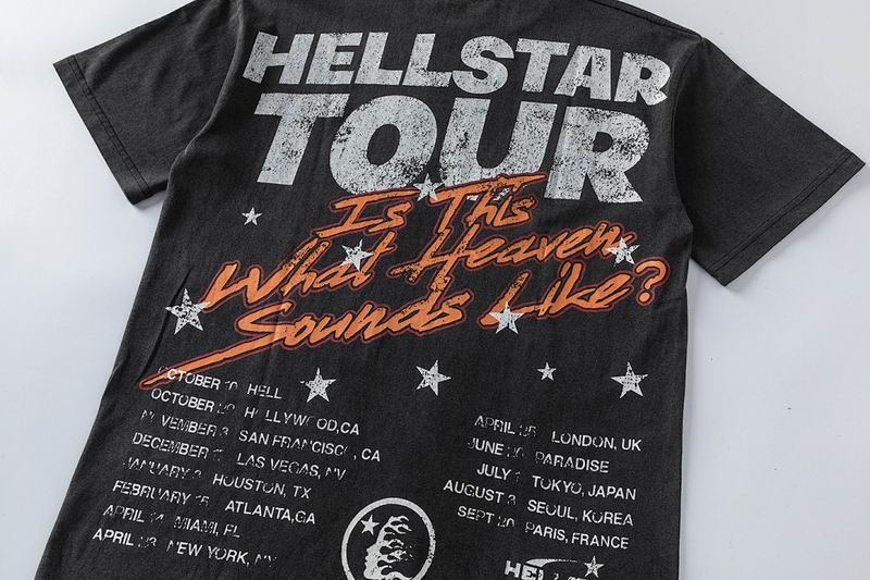 EM Sneakers Hellstar T-Shirt-09 Black Orange