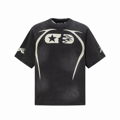 EM Sneakers Hellstar T-Shirt-118 Black /White 02