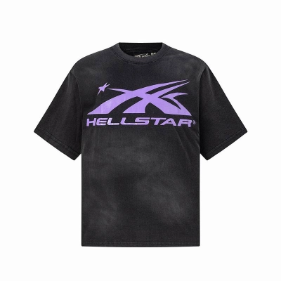 EM Sneakers Hellstar T-Shirt-59 Black Purple 01
