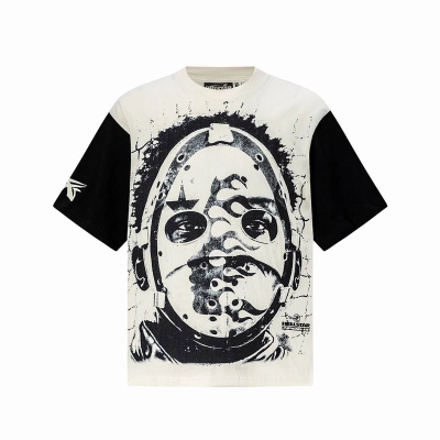 EM Sneakers Hellstar T-Shirt-75 White Black 01