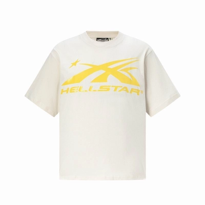EM Sneakers Hellstar T-Shirt-77 White Yellow 01