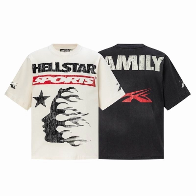 EM Sneakers Hellstar T-Shirt-86 Black /White 01