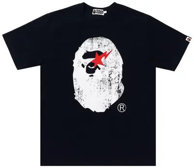 EM Sneakers BAPE Ape Head Bapesta Indigo T-shirt Blue/Indigo