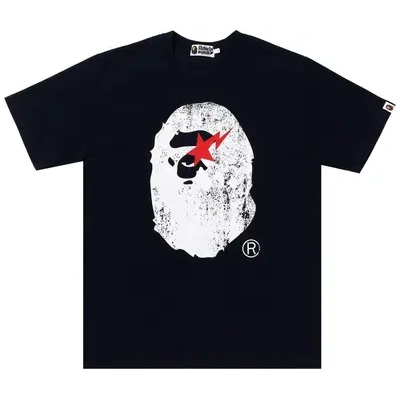 EM Sneakers BAPE Ape Head Bapesta Indigo T-shirt Blue/Indigo 01