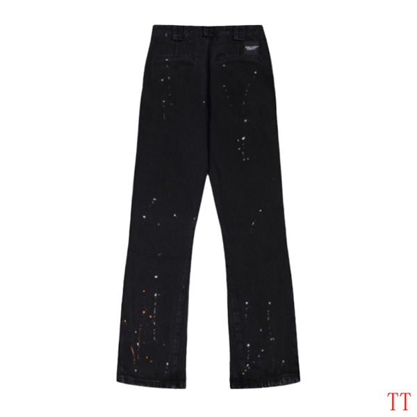 EM Sneakers Gallery Dept. Rhinestone-Studded Flared Black Jeans
