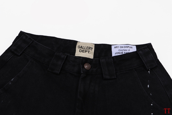 EM Sneakers Gallery Dept. Rhinestone-Studded Flared Black Jeans