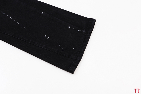 EM Sneakers Gallery Dept. Rhinestone-Studded Flared Black Jeans