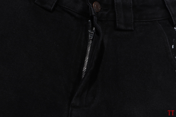 EM Sneakers Gallery Dept. Rhinestone-Studded Flared Black Jeans