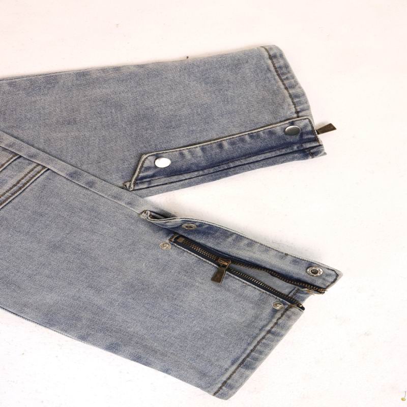 EM Sneakers Godspeed Infinity Denim v2 Gray Jeans Leather "G" Patch-8239