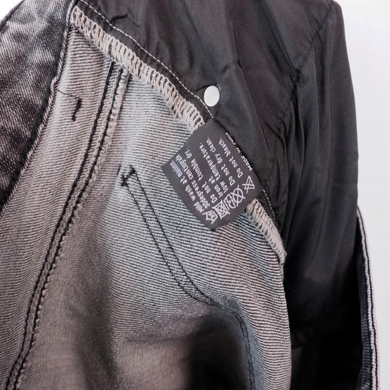 EM Sneakers Godspeed Infinity Denim v2 Gray Washed & Distressed Jeans "Godspeed" Embroidered Logo on the Back