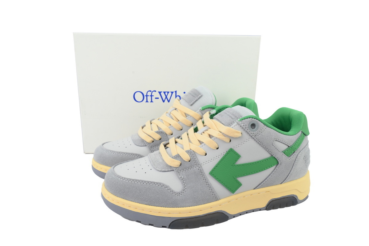 EM Sneakers Off-White Out of Office Low Light Grayish Green