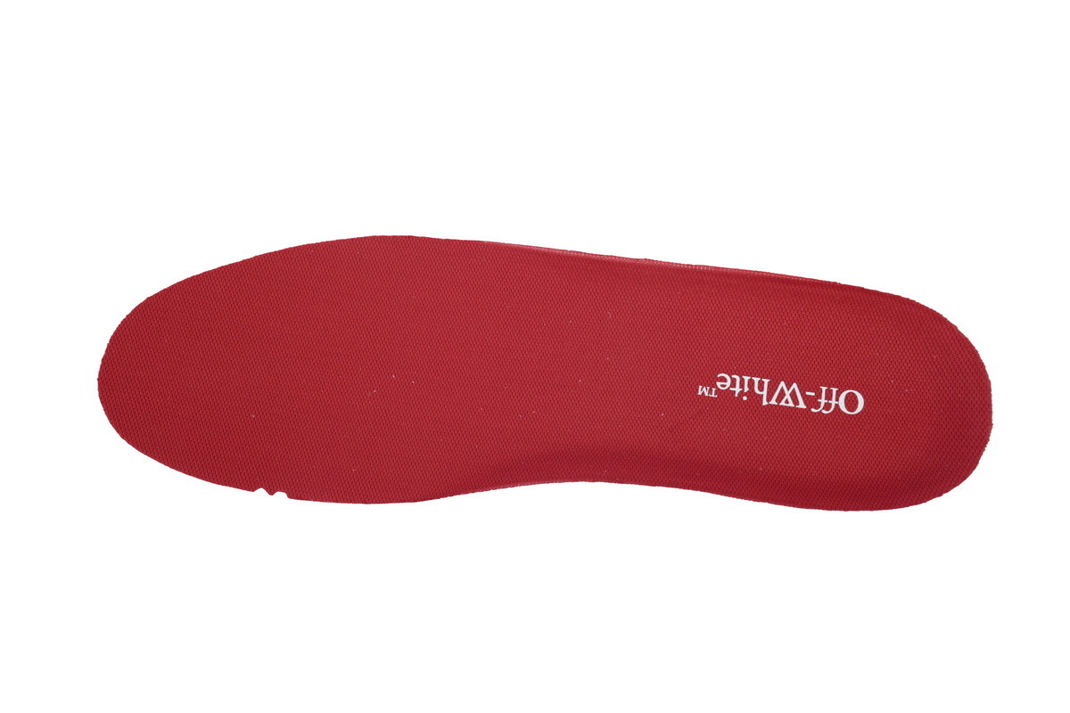 EM Sneakers Off-White Out of Office Low Light Grey Red