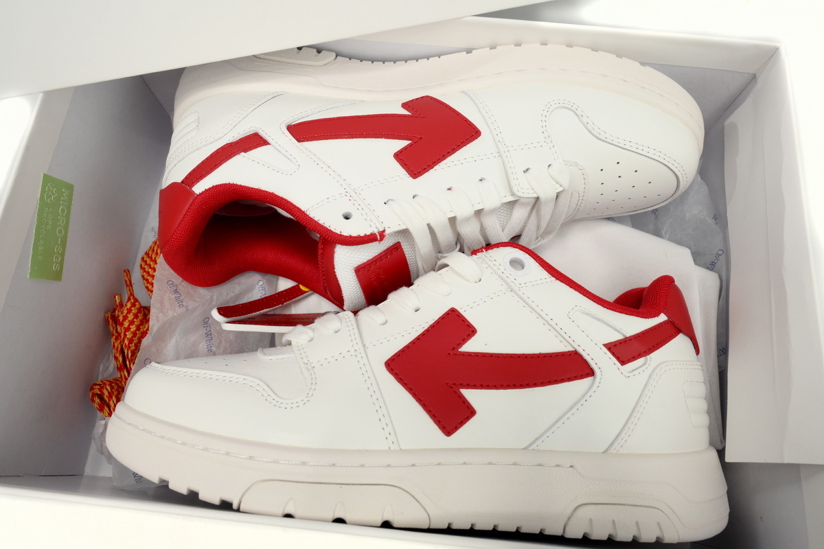 EM Sneakers OFF-WHITE Out of Office Red White Lunar New Year 2024