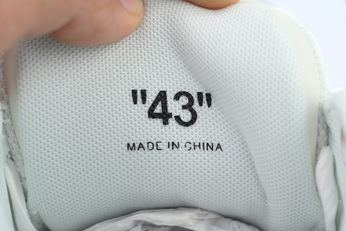 EM Sneakers Off-White Out Of White White and Blue Five Stars