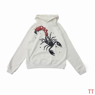 EM Sneakers Sp5der x Mariah The Scientist Scorpion Hoodie Cream 01