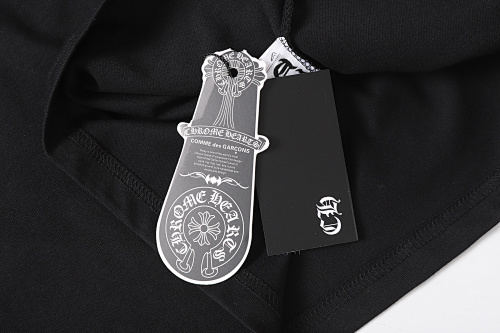 EM Sneakers Chrome Hearts Colorful Horseshoe Sanskrit Letters Printed T-shirt Black-2221