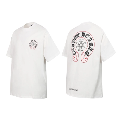 EM Sneakers Chrome Hearts T-Shirt-2257 White 01