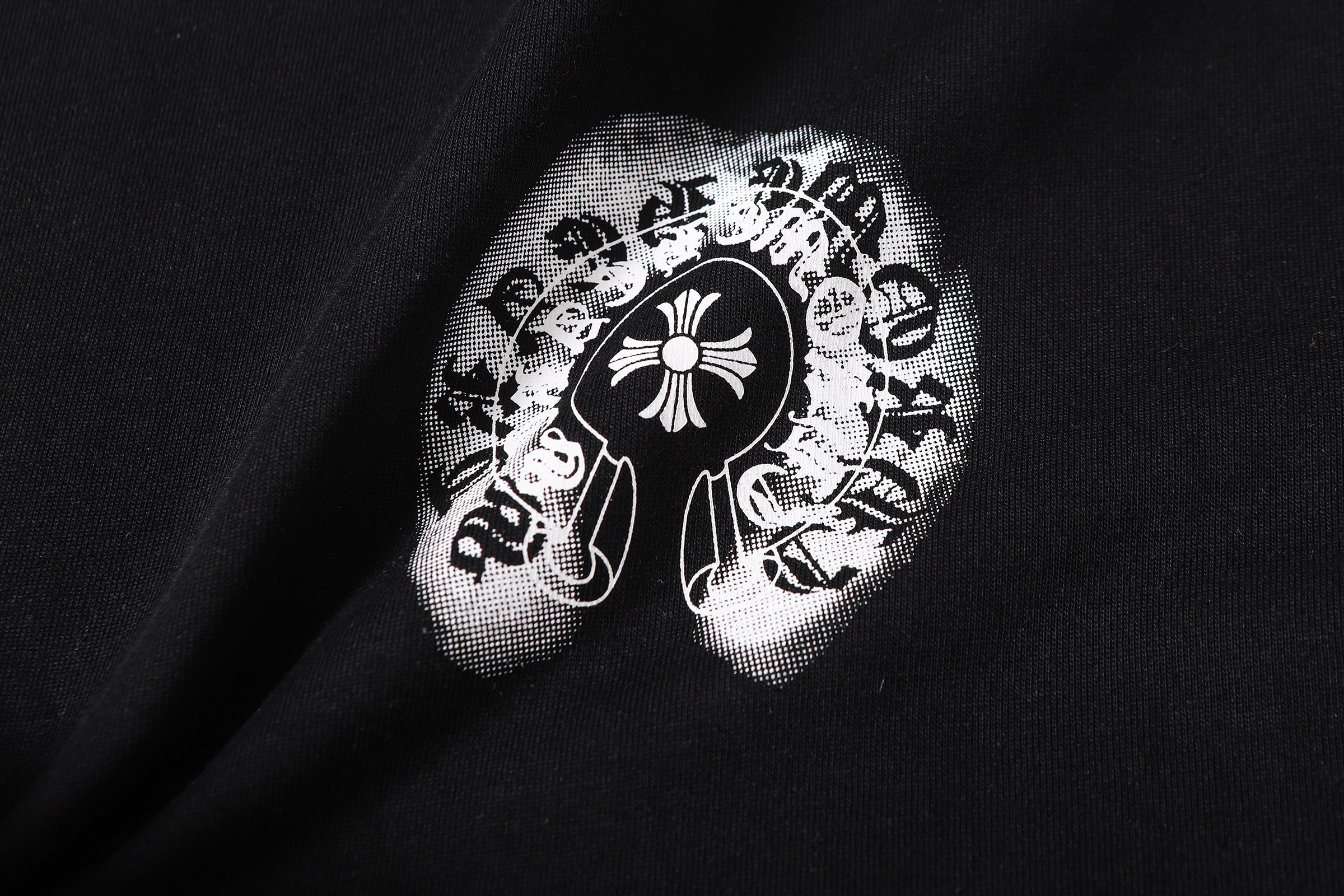 EM Sneakers Chrome Hearts T-Shirt-2263 Black