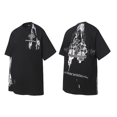 EM Sneakers Chrome Hearts T-Shirt -2234 Black 01