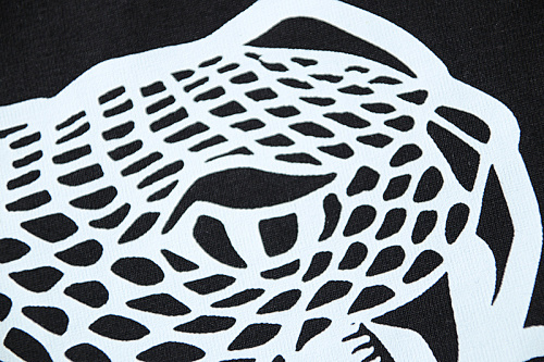 EM Sneakers Off-White T-shirt -168 Black /Red