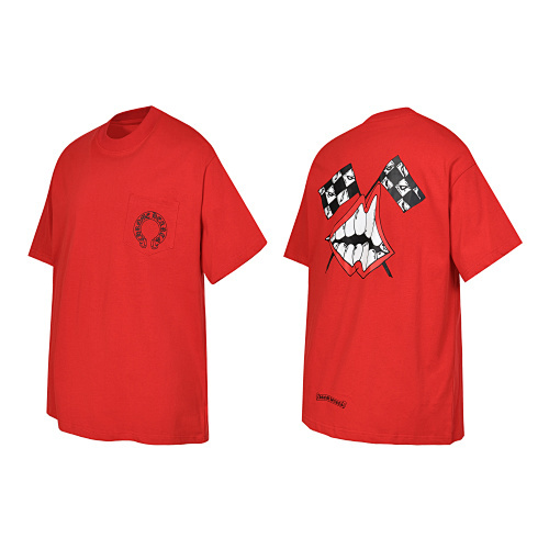 EM Sneakers Chrome Hearts T-Shirt -2212 Red