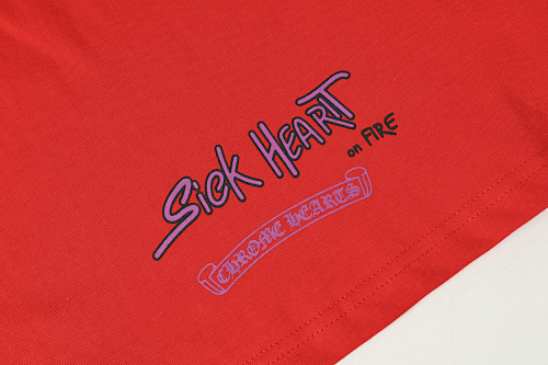 EM Sneakers Chrome Hearts T-Shirt -2218 Red