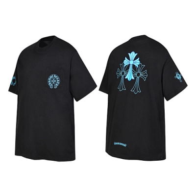 EM Sneakers Chrome Hearts T-Shirt -2228 Black 01