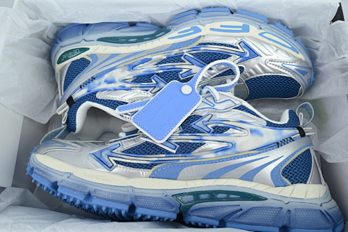 EM Sneakers OFF-WHITE Be Right Back Out Of Gradient Blue