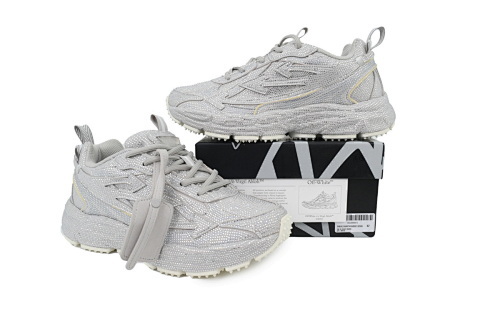 EM Sneakers OFF-WHITE Be Right Back Out Of Silver Full Diamond