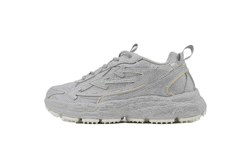 EM Sneakers OFF-WHITE Be Right Back Out Of Silver Full Diamond