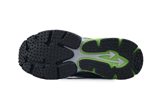 EM Sneakers OFF-WHITE Be Right Back Silver Green Fluo