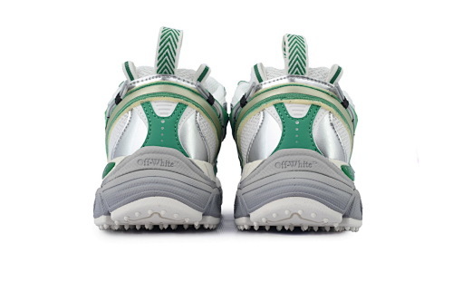 EM Sneakers OFF-WHITE Be Right Back Silver Turquoise