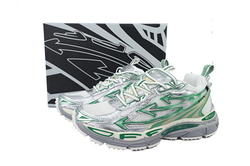 EM Sneakers OFF-WHITE Be Right Back Silver Turquoise