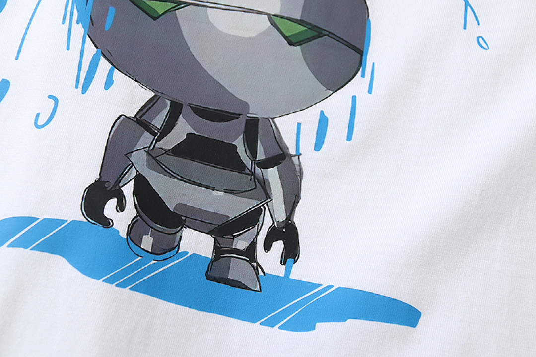 EM Sneakers Off-White T-shirt -103 Black /White