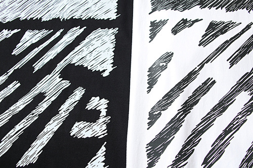 EM Sneakers Off-White T-shirt -109 Black /White