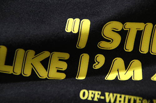 EM Sneakers Off-White T-shirt -159 Black /White