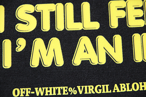 EM Sneakers Off-White T-shirt -159 Black /White