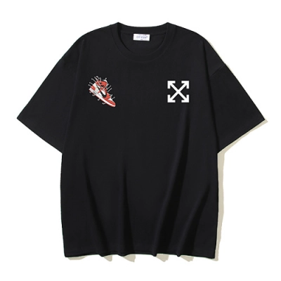 EM Sneakers Off-White T-shirt -162 Black /White 02